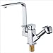 Produktbild Dual Griff Küche Spüle Wasserhahn Einhebelmischer hohe Druck mit Ziehen