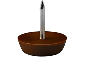 VICHOME 100 Protectores de Suelo Tacos para sillas y Muebles Deslizante antiruido antiarañazo fijación Permanente pua Blanco y marrón (Marrón)