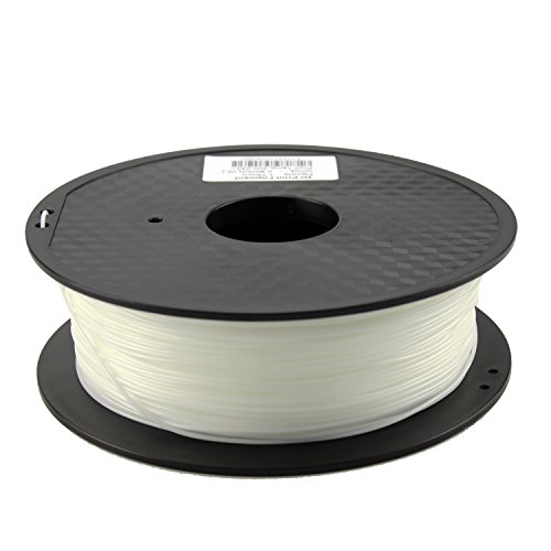 HICTOP 1KG 1.75mm Weiß flexibles TPU (Gummi) Filament für 3D Drucker