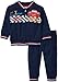 Disney Baby-Boys CAR Tracksuit, Blue (Nautical), 3-6 Months (Manufacturer Size:6 Months)