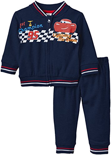 Disney Baby-Boys CAR Tracksuit, Blue (Nautical), 3-6 Months (Manufacturer Size:6 Months)