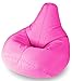 GARDEN FURNITURE Pink Water Resistant Beanbag Lounger For Kids Perfect For Indoor or Outdoor Bean bags