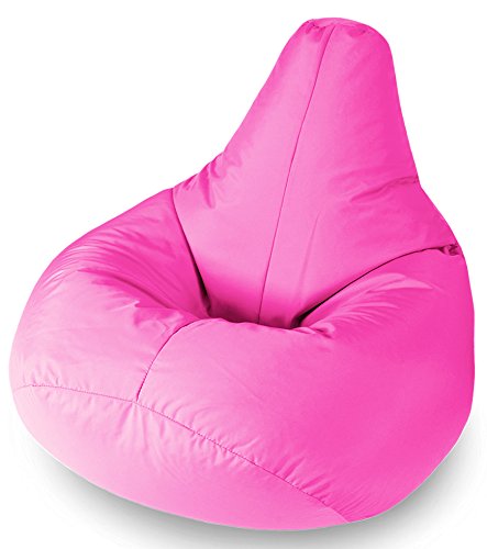 GARDEN FURNITURE Pink Water Resistant Beanbag Lounger For Kids Perfect For Indoor or Outdoor Bean bags