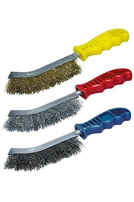 Wolfcraft 2138000 Jeu de brosses métalliques 3 pièces