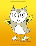  2019 - 2023 5 - Jahres - Planer: Monatsplaner für 5 Jahre  60 Monate Kalender, 5 Jahre Terminvereinbarung, Tagebuch, Logbuch (Design: Eule)