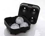 Ice Ball Mold Sphere Silicone Ice Rounds Maker 4x4.5cm,Perfect for Japanese Whiskey, Cocktail and Any Drink