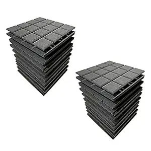 FREQNCYSoundproofing Turbo Acoustic Foam Panels | 1x1 ft, 2