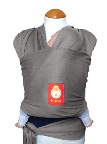 Hana Baby Wrap Silver grey - LTD EDITION: Bamboo - Organic cotton NO elastane