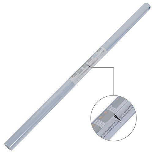 Rovtop 90*200cm Fensterfolie Sichtschutzfolie Glasdekorfolie Selbstklebend Fensterfolie Milchglasfolie - 6