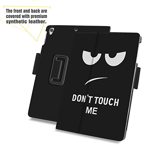 iPad Pro 10,5 Hülle,Infiland Slim Fit Folio PU-lederne dünne Kunstleder Schutzhülle Cover Tasche für Apple Neu iPad Pro 10,5″ Display 2017(mit Auto Schlaf / Wach Funktion)(Don’t Touch) - 2