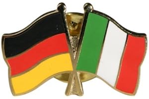 Flaggenfritze® Freundschaftspin Deutschland - Italien