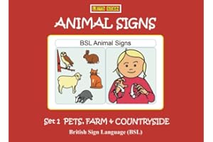 ANIMAL SIGNS (Set 1) PETS, FARM and COUNTRYSIDE: British Sign Language (BSL) (LET'S SIGN)