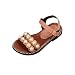 Produktbild Kinder Sandalen,Sannysis Sommer Kind Kinder Mädchen Perle Strand Sandalen Prinzessin Freizeitschuhe Wildledersohle Kunstleder Gemütlich Lauflernschuhe 26-36 (32, Rosa)