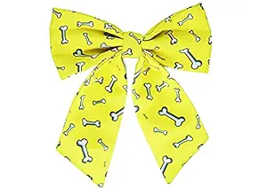 PoochBox Pooch Box Bow Tie for Dogs, Puppies, Cats, and Kittens. Dog Bow/Cat Bow/Dog Collar. Size- Medium, Color and Pattern May Vary, Multicolor