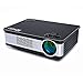 Produktbild HD Beamer, RAGU 720P HD Video LCD Beamer Unterstützung 1080p, Heimkino Multimedia Video Office Projektor HD 1080P 5.8 "LCD Panel HDMI / VGA / AV / USB Eingang mit kostenlosem HDMI Kabel Unterstützung TV Laptop Spiel U Festplatte