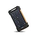 Produktbild X-DRAGON 10000mah Solar Ladegerät Regenbestädiges, Staubdichtes und Stoßfestes Duale USB Ports Power Bank Externe Akku Backup Batterie für iPhone, iPad, Handy, Tablet, Kamera usw. (Orange)