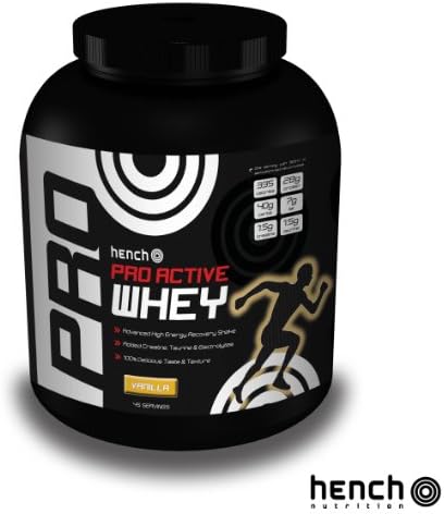 2.25KG HENCH NUTRITION PRO ACTIVE WHEY PROTEIN POWDER RECOVERY SHAKE DRINK - VANILLA