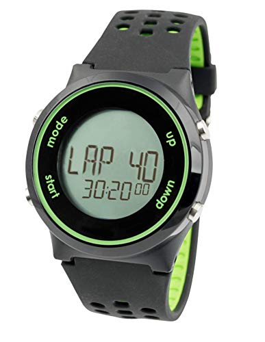 Swimovate PoolMateSport - Reloj de Pulsera para natación (Talla única), Color Negro y Verde