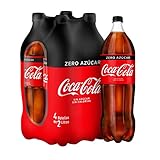 coca cola 2 litros precio españa Zero Coca-Cola - Zero, Refresco con gas de cola, 2 l (Pack de 4), Botella de plástico