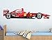 Produktbild Wandtattoos Wandaufkleber F1 Ferrari Auto Gedruckt , 145 x 35 cm