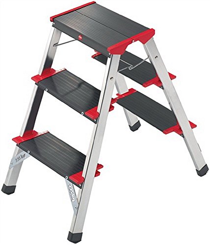 Preisvergleich Produktbild Klapptritt 3Stufen Alu Tragf.225kg klappbar