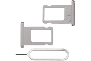 BisLinks® For iPad Air 2 iPad 6 2018 Metal Sim Card Tray Holder Slot Grey + Ejector Pin 6th Gen