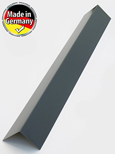 Alu Winkelblech, Aluminium Blechwinkel, Kante, Winkel 90° Eckwinkel Anthrazit Grau RAL 7016 (50mm x 50mm) - 2