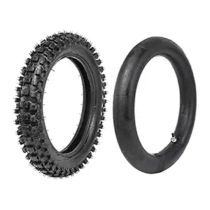 Motorcycle Tire, Motor Tyre Tire Replacement Tire Tube Durable Professional Dirt Bike Wheel Scooter Wheels for Pit Pro Big Foot Trail Dirt Bike