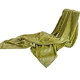 Größe: 150 x 200 cm Gözze Kuscheldecke 150x200 cm Superflauschig Grün