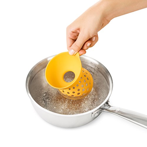 OXO Good Grips 11207000MLNYKEU Eier-Pochierer, Silikon, gelb, 36.06 x 22.09 x 13.20 cm, 2 Einheiten - 2