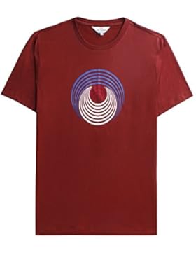 Ben Sherman Herren T-Shirt Optical Target Tee
