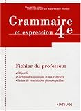 Image de Grammaire et expression 4e : Fichier du professeur