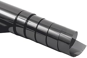 MOCNT Auto Tönungsfolie 5% VLT Auto Scheibentönungsfolie Sichtschutzfolie Autoscheiben Folie Fensterfolie Scheibenfolie Sonnenschutzfolie Schwarz Glasfolie 76cm x 300cm