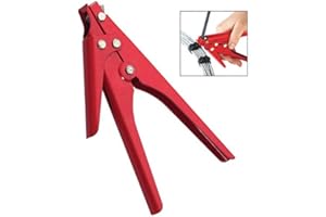 iwobi Pinza per Fascette di Nylon, Utensili da Taglio, Pistola Tiracavi con Custodia in Metallo