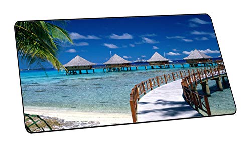 Preisvergleich Produktbild Dhsbd Mauspad Gelkissen Gaming Mauspad 400X800Mm Naht Verdickung Super Großes Spiel Mauspad Antistatische Armband Slip Office Game Desktop