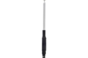 HYSHIKRA 27MHz 133cm / 52.36inch BNC złącze anteny radiowej kompatybilny z Midland Uniden Cobra Handheld 27Mhz Radio CB antena