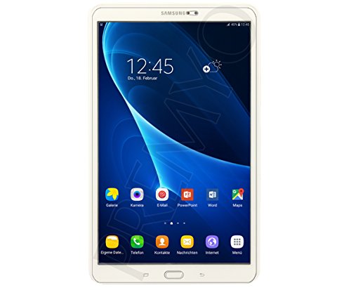 PREMYO Samsung Galaxy Tab A 10.1 Panzerglas. Galaxy Tab A 10.1 Schutzfolie mit Härtegrad 9H und abgerundeten Ecken 2,5D. Tab A 10.1 Schutzglas - 5