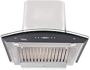 Hindware 60cm 1200 m3/hr Auto Clean Chimney (Nevio 60, 1 Baffle Filter, Steel/Grey)