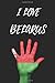 Produktbild I Love Belarus: Hand National Flag  Writing 120 pages Notebook Journal -  Small Lined  (6" x 9" )