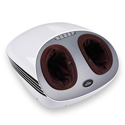 Simbr Masajeadores eléctricos para pies 3 niveles de intensidad ajustables Fácil de usar con el panel de control y mando...