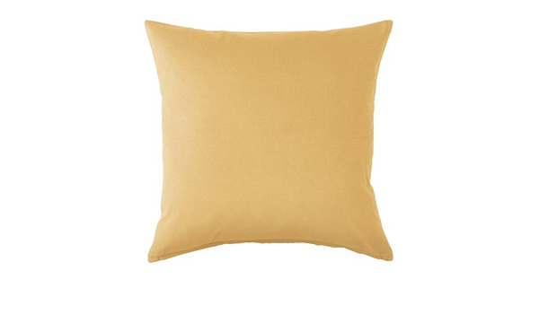 ikea yellow pillow