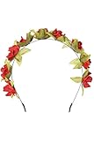 Haarreif aus Blumenblüten in 5 verschiedenen Farbvariationen. Haarschmuck passend zum Festival, Hochzeit und Volksfest