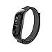 Produktbild BZLine® Ersatz Bands für XiaoMi 3, XiaoMi Band Armband Ersatz Armband Smart Band Zubehör für MI Band 3 Armband (kein Tracker) (Dunkelgrau)