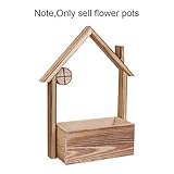 Vielfarbige Retro-Blumenkörbe mit frischen künstlichen Blumensträußen verleihen kleinen Räumen Wärme und machen das Leben reichhaltig.Vintage Holz Wandbehang ist leicht zu bewegen und behält das Original.