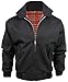 Produktbild HERREN KLASSISCHE 1970er BOMBER HARRINGTON RETRO TRENDIGE TOP SCOOTER JACKE M,Schwarz
