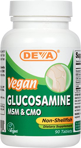 Glucosamine MSM & CMO, Vegan, 90 Tablets - Deva