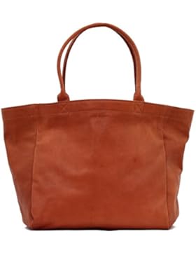 MON PARTENAIRE M Braun PAUL MARIUS weiches Leder Tasche Handtasche Größe M