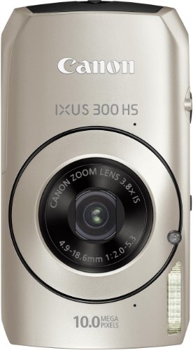 Canon IXUS 300 HS Digitalkamera (10 Megapixel CMOS, 3,8-fach opt. Zoom, 7,6 cm (3 Zoll) Display) silber Canon IXUS 300 HS Digitalkamera (10 Megapixel CMOS, 3,8-fach opt. Zoom, 7,6 cm (3 Zoll) Display) silber
