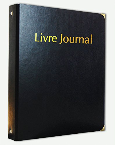 Book's Cover ofRegistre  Livre Journal en simili cuir avec Recharge 100 feuillets unis et numérotés