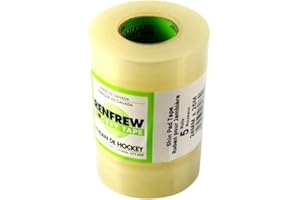 Renfrew Clear Polyflex Shin Sock Hockey Tape, 5 Rolls (24mm x 25m)